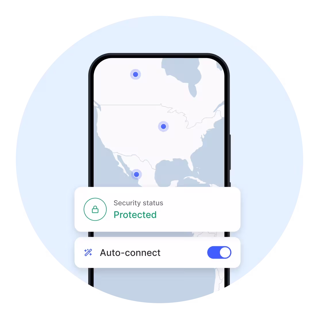 VPN Mobile Oberfläche